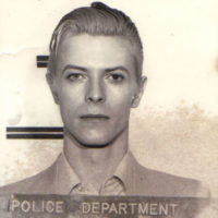 David Bowie mugshot